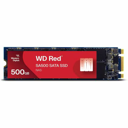 WD Red SA500 WDS500G1R0B 500GB Solid State Drive - M.2 2280 Internal - SATA (SATA/600) - 350 TB TBW - 560 MB/s Maximum Read Transfer Rate