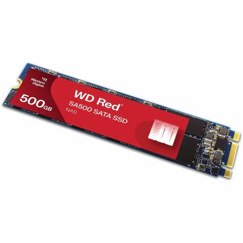 WD Red SA500 WDS500G1R0B 500GB Solid State Drive - M.2 2280 Internal - SATA (SATA/600) - 350 TB TBW - 560 MB/s Maximum Read Transfer Rate