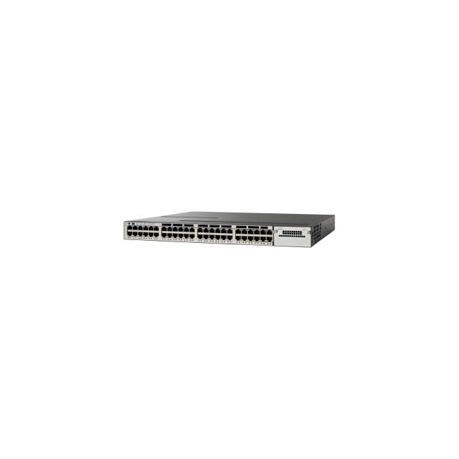 Cisco Catalyst 3750-X Series 48-Ports 10/100/1000BASE-T PoE+ Layer 2 Rack-mountable Managed