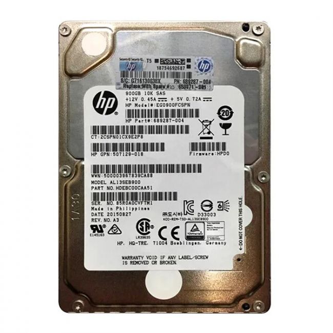 507129-018 HP 900GB 10K RPM 6Gb/s SAS 2.5-inch Hard Drive
SKU: 507129-018
Weight: 3.00 lbs
Condition: Refurbished
900GB storage capacity with 10,000 RPM spindle speed for fast data access
6Gb/s SAS interface for high-speed, reliable connectivity
2.5-inch form factor designed for enterprise server and storage use
Optimized for performance and endurance in demanding environments