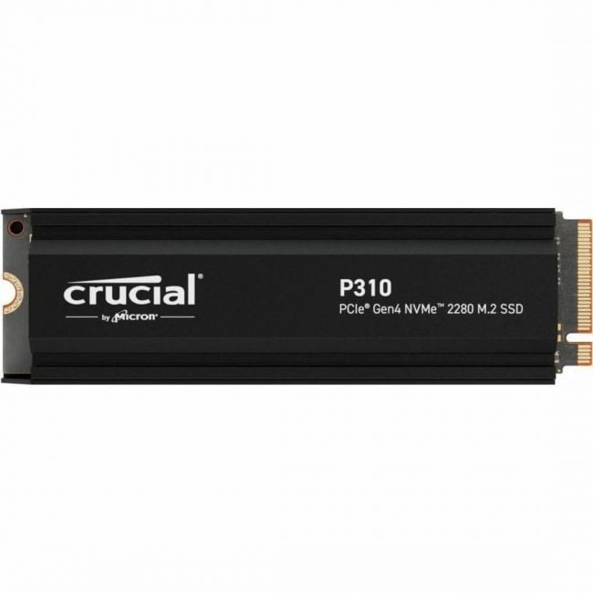 CT2000P310SSD5 Crucial P310 2TB PCIe Gen 4.0 x4 NVMe M.2 2280 Internal Solid State Drive with Heatsink
SKU: CT2000P310SSD5
Weight: 3.00 lbs
Condition: Refurbished
2TB capacity for extensive high-speed storage
PCIe Gen 4.0 x4 NVMe interface enabling ultra-fast data transfer
M.2 2280 form factor with integrated heatsink for thermal management
Internal SSD designed for performance-driven computing