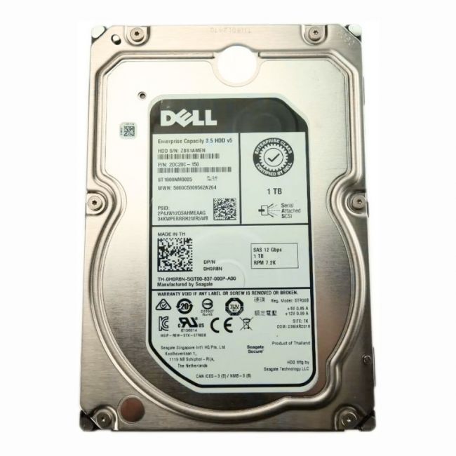H0R8N Dell 1TB 7.2K RPM 12Gb/s SAS 512n 128MB Cache 3.5-inch Hard Disk Drive
SKU: H0R8N
Weight: 3.00 lbs
Condition: Refurbished
1TB 7,200 RPM SAS 12Gbps 3.5-inch enterprise hard drive
Optimized for Dell PowerEdge and storage systems
Enterprise-grade reliability with high-speed data access
Hot-swappable design for seamless maintenance