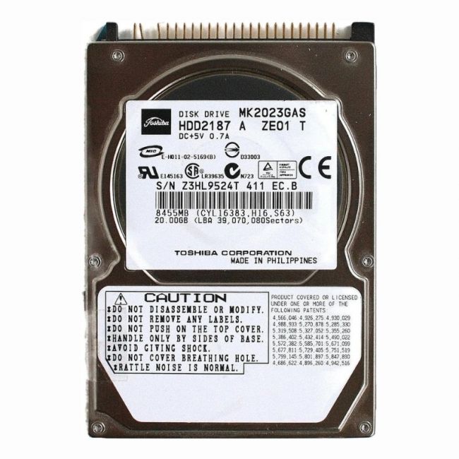 HDD2187 Toshiba 20GB 4.2K RPM ATA/100 2.5-inch Hard Disk Drive
SKU: HDD2187
Weight: 3.00 lbs
Condition: Refurbished
20GB storage capacity ideal for portable or legacy systems
4,200 RPM spindle speed for basic data access
ATA/100 interface offering stable performance in older laptops
2.5-inch form factor perfect for compact systems