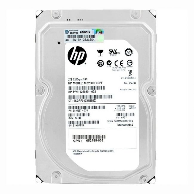 MB2000FCQPF HP 2TB 7.2K RPM 6Gb/s SAS Dual Port Midline Hot Swap 3.5-inch Internal Hard Disk Drive
SKU: MB2000FCQPF
Weight: 3.00 lbs
Condition: Refurbished
2TB 7.2K RPM SAS 6Gb/s 3.5-inch internal hard drive
Dual-port midline (MDL) design for enhanced reliability
Hot-pluggable Smart Carrier (SC) for easy maintenance
Compatible with HP Gen8 and Gen9 ProLiant servers