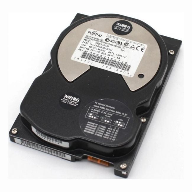 MPB3032AT Fujitsu 3.2GB 5.4K RPM IDE Ultra ATA/33 (ATA-4) 256KB Cache 3.5-Inch Hard Disk Drive
SKU: MPB3032AT
Weight: 3.00 lbs
Condition: Refurbished
3.2GB storage capacity for basic data storage needs
5,400 RPM spindle speed for standard data access
Ultra ATA/33 interface compatible with older systems
256KB cache for enhanced data transfer efficiency