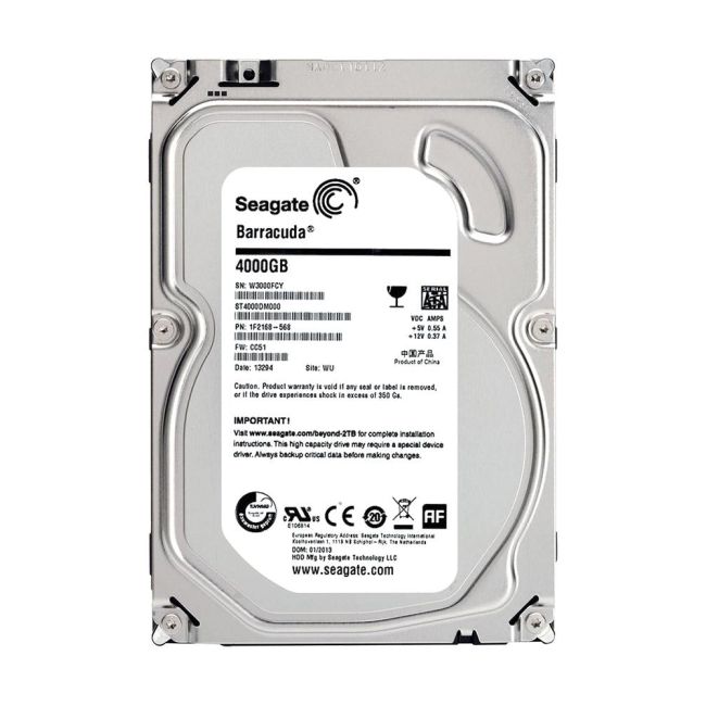 ST4000DM000 Seagate Desktop HDD 4TB 5900RPM SATA 6Gb/s 64MB Cache 3.5-Inch Hard Drive
SKU: ST4000DM000
Weight: 3.00 lbs
Condition: Refurbished
✔ 4TB capacity for massive storage of files, games, and media
✔ 5900 RPM speed with SATA 6Gb/s interface for balanced performance and fast data transfer
✔ 3.5" form factor with 64MB cache for enhanced multitasking and efficient data retrieval