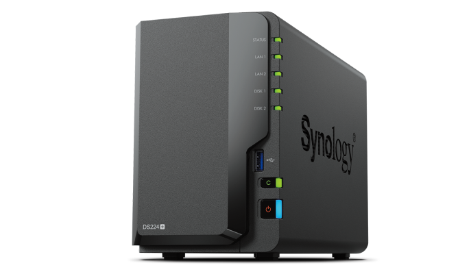 DS224+ Synology 2-Bay Hot-Swappable Support 6GB SATA 3.5-Inch HDD NAS Server