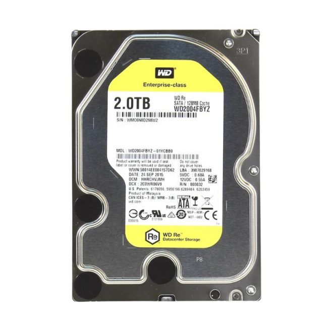 WD2004FBYZ Western Digital Re 2TB 7.2K RPM SATA 6.0Gb/s 128MB Cache 3.5" Hard Drive
SKU: WD2004FBYZ
Weight: 3.00 lbs
Condition: Refurbished
✔ 2TB capacity with 7,200 RPM for stable performance
✔ 128MB cache and SATA 6Gb/s interface for fast and reliable data transfers
✔ 3.5" form factor, ideal for enterprise and heavy-duty applications