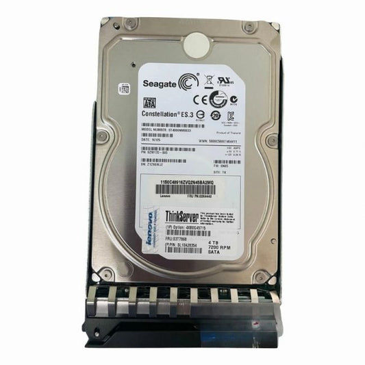 03T7868 Lenovo 4TB 7.2K RPM 6Gb/s SATA 3.5-Inch Hard Drive