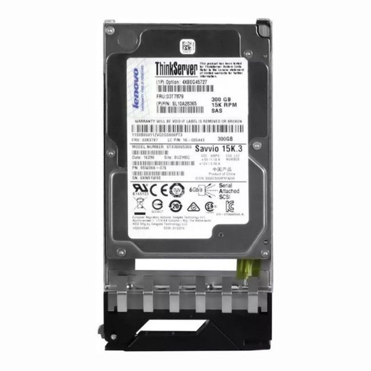 03T7879 Lenovo 300GB 15K RPM 6Gb/s SAS 64MB Cache 2.5-Inch Hot Swap Hard Drive
SKU: 03T7879
Weight: 3.00 lbs
Condition: Refurbished
300GB 15K RPM SAS 6Gbps 2.5-inch internal hard drive
64MB cache for rapid data access and transfer
Hot-swap capability for uninterrupted system operation
Compatible with Lenovo ThinkSystem and ThinkServer models