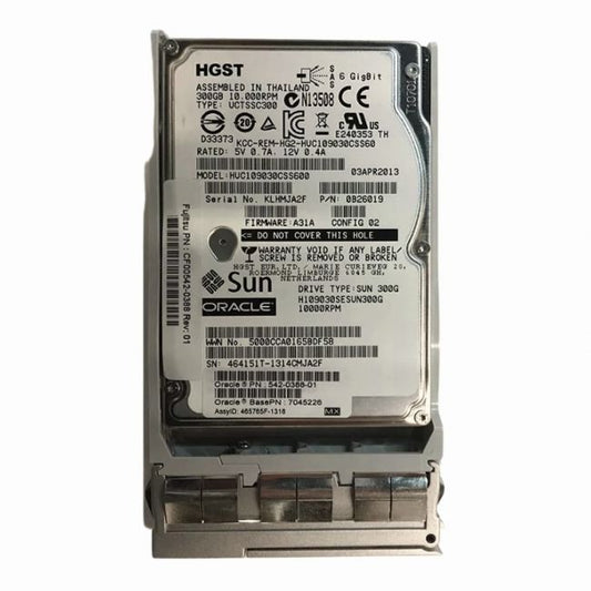 0B26019 HGST Hitachi Ultrastar C10K900 300GB 10K RPM 6Gb/s SAS 64MB Cache 2.5-inch Internal Hard Drive