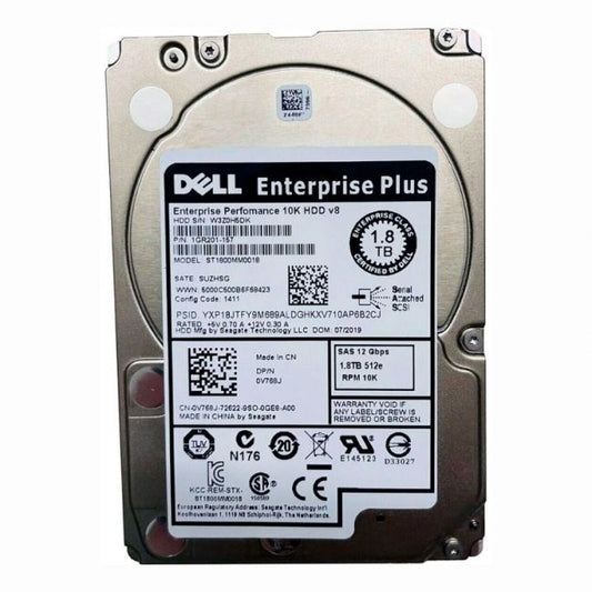 1GR201-157 Seagate Enterprise Performance 10K.8 1.8TB 10K RPM 12Gb/s SAS 128MB Cache 2.5-inch Hard Disk Drive
SKU: 1GR201-157
Weight: 3.00 lbs
Condition: Refurbished
1.8TB 10K RPM SAS 12Gb/s 2.5-inch internal hard drive
128MB cache for high-speed data access
Designed for enterprise-level performance and reliability
Ideal for high-demand server and storage applications