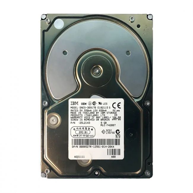 25L2143 IBM 9.1GB 7.2K RPM Wide Ultra2 SCSI 2MB Cache 3.5-inch Hard Drive