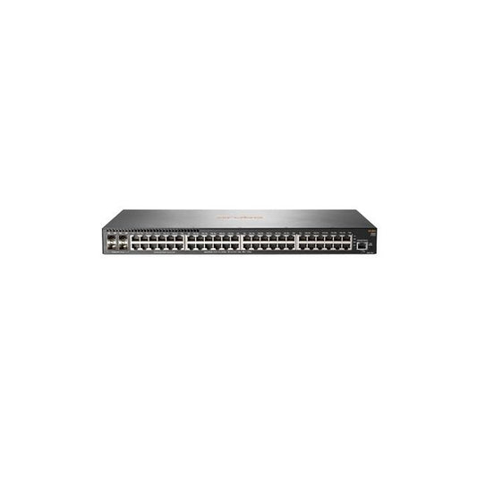 HPE JL356A Aruba 2540 Managed Network Switch, 24-Port 10/100/1000BASE-T PoE+, Layer 2, Rack-mountable, with 4-Port SFP+