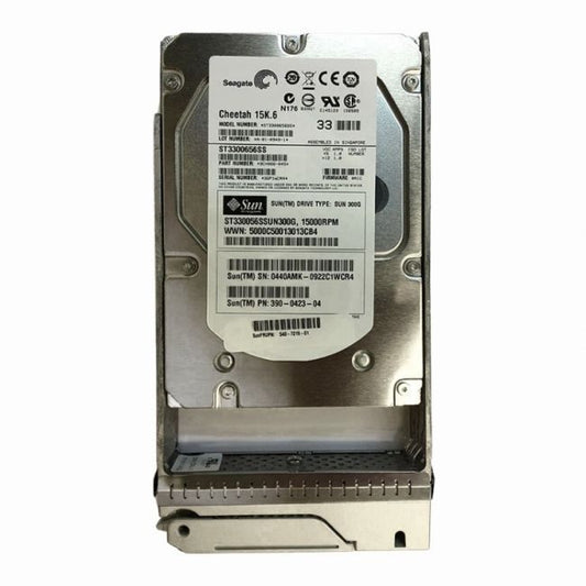 390-0423-04 Sun 300GB 15K RPM 3Gb/s SAS 16MB Cache 3.5" Hard Drive