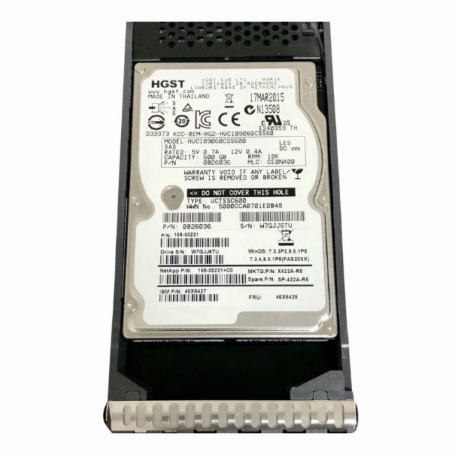 46X5428 IBM 600GB 10K RPM 6Gb/s SAS 64MB Cache 2.5-inch Hard Disk Drive
SKU: 46X5428
Weight: 3.00 lbs
Condition: Refurbished
600GB 10K RPM SAS 6Gbps 2.5-inch internal hard drive
64MB cache for efficient data access
Hot-swap capability for seamless maintenance
Compatible with IBM System x and EXN3500 servers