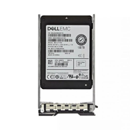 498F8 Dell 1.92TB 12Gb/s SAS Read Intensive 2.5-inch Solid State Drive - Hyper Tech Supplies