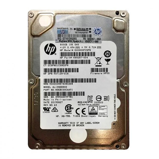 507129-018 HP 900GB 10K RPM 6Gb/s SAS 2.5-inch Hard Drive
SKU: 507129-018
Weight: 3.00 lbs
Condition: Refurbished
900GB storage capacity with 10,000 RPM spindle speed for fast data access
6Gb/s SAS interface for high-speed, reliable connectivity
2.5-inch form factor designed for enterprise server and storage use
Optimized for performance and endurance in demanding environments
