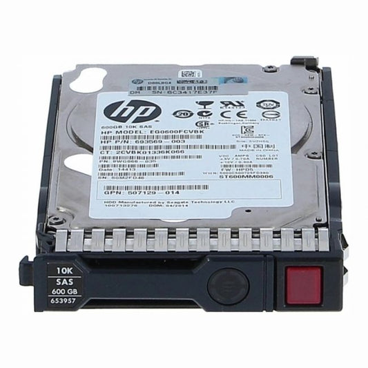 653957-001B HPE 600GB 10K RPM 6Gb/s SAS 512n Hot Swap 2.5-Inch Internal Hard Drive
SKU: 653957-001B
Weight: 3.00 lbs
Condition: Refurbished
600GB storage capacity ideal for enterprise environments
10,000 RPM speed for fast data access and retrieval
6Gb/s SAS interface for high-speed data transfers
2.5-inch form factor with hot swap capability for flexible integration