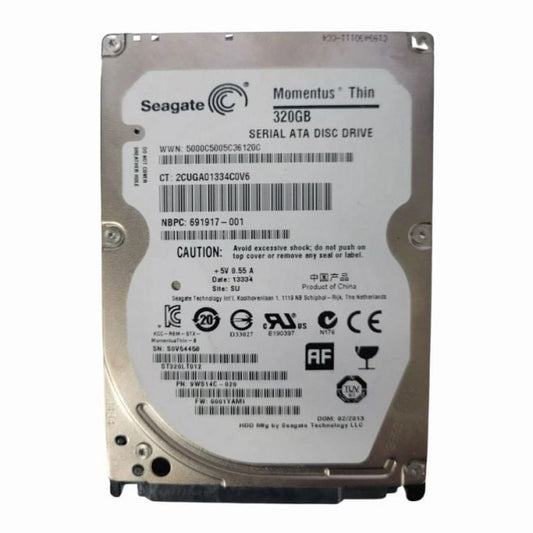 691917-001 HP 320GB 5.4K RPM 3Gb/s SATA 16MB Cache (CE) 2.5-inch Hard Drive for LaserJet M527
SKU: 691917-001
Weight: 3.00 lbs
Condition: Refurbished
320GB storage capacity for efficient document handling
5,400 RPM spindle speed for reliable performance
SATA 3Gb/s interface for smooth data transfer
16MB cache for optimized read and write operations