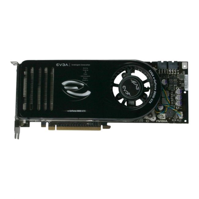768-P2-N831-AR EVGA GeForce 8800 GTX 768MB GDDR3 PCI Express x16 Video Graphics Card
SKU: 768-P2-N831-AR
Weight: 5.00 lbs
Condition: Refurbished
NVIDIA GeForce 8800 GTX 768MB GDDR3 graphics card
Graphics clock speed of 575 MHz with DirectX 10 support
Dual DVI-I and HDTV-Out output interfaces for versatile connectivity
768MB GDDR3 memory with a 384-bit memory bus for high-quality visuals