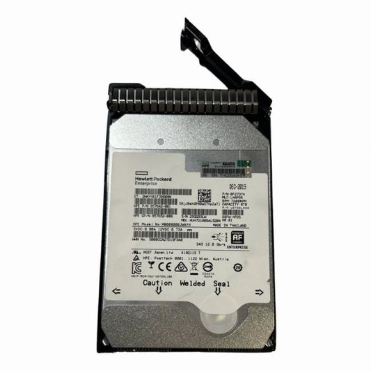 857642-001 HP 8TB 7.2K RPM 12Gb/s SAS 512e 3.5-inch Internal Hard Disk Drive with Smart Carrier
SKU: 857642-001
Weight: 3.00 lbs
Condition: Refurbished
8TB 7.2K RPM SAS 12Gbps 3.5-inch internal hard drive
Smart Carrier with LED indicators for drive status and activity
Helium-filled design for reduced power consumption and heat
Compatible with HPE ProLiant Gen8, Gen9, and Gen10 servers