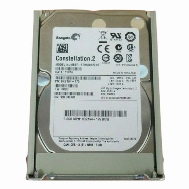 9RZ164-175 Seagate 500GB 7.2K RPM 6Gb/s SATA 2.5-inch Hard Drive
SKU: 9RZ164-175
Weight: 3.00 lbs
Condition: Refurbished
500GB storage capacity ideal for laptops and compact systems
7,200 RPM spindle speed for faster data access
SATA 6Gb/s interface ensures reliable high-speed data transfer
2.5-inch form factor suitable for mobile or small form factor PCs