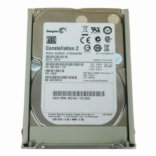 9RZ164-175 Seagate 500GB 7.2K RPM 6Gb/s SATA 2.5-inch Hard Drive
SKU: 9RZ164-175
Weight: 3.00 lbs
Condition: Refurbished
500GB storage capacity ideal for laptops and compact systems
7,200 RPM spindle speed for faster data access
SATA 6Gb/s interface ensures reliable high-speed data transfer
2.5-inch form factor suitable for mobile or small form factor PCs