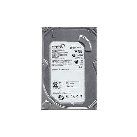 9SL142-302 Seagate Barracuda 7200.12 500GB 7200RPM SATA 3Gb/s 16MB Cache 3.5-inch Hard Drive
SKU: 9SL142-302
Weight: 3.00 lbs
Condition: Refurbished
✔ 500GB capacity with 7200 RPM speed for efficient storage performance
✔ 16MB cache and SATA 3.0Gb/s interface for smooth data transfers
✔ 3.5" form factor designed for desktops and workstations