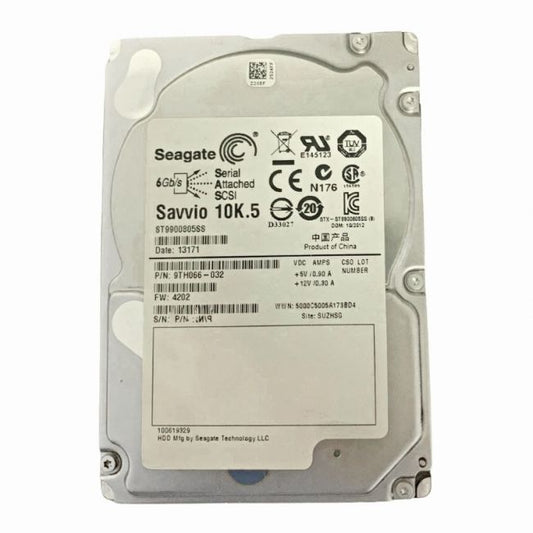 9TH066-032 Seagate Savvio 10K.5 900GB 10K RPM 6Gb/s SAS 64MB Cache 2.5-inch Internal Hard Drive
SKU: 9TH066-032
Weight: 3.00 lbs
Condition: Refurbished
900GB 10K RPM SAS 6Gb/s 2.5-inch internal hard drive
64MB cache for enhanced data throughput
15mm height compatible with enterprise storage systems
Ideal for mission-critical applications and high-density environments