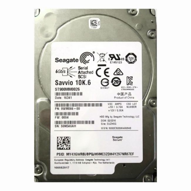 9WM066-003 Seagate Savvio 10K.6 900GB 10K RPM 6Gb/s SAS 64MB Cache 2.5-inch Hard Disk Drive
SKU: 9WM066-003
Weight: 3.00 lbs
Condition: Refurbished
900GB 10K RPM SAS 6Gbps 2.5-inch enterprise hard drive
64MB cache for improved data throughput
Designed for high-performance server and storage applications
15mm height compatible with a wide range of enterprise systems