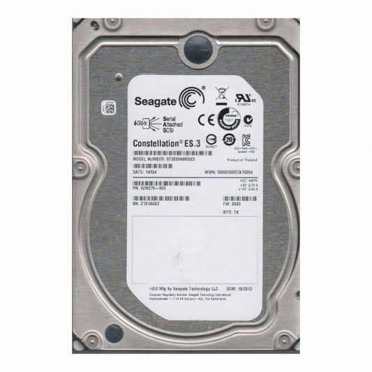 9ZM275-003 Seagate Constellation ES.3 2TB 7.2K RPM 6Gb/s SAS 128MB Cache 3.5-inch Hard Disk Drive
SKU: 9ZM275-003
Weight: 3.00 lbs
Condition: Refurbished
2TB 7200 RPM enterprise-grade SAS 6Gbps hard drive
128MB cache for optimized data throughput
3.5-inch form factor suitable for data centers and servers
Hot-swap capable for seamless maintenance