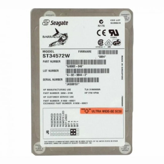 A1658-69021 HP 4.3GB 7.2K RPM Ultra Wide SCSI 68-Pin 3.5-inch Hard Disk Drive
SKU: A1658-69021
Weight: 3.00 lbs
Condition: Refurbished
4.3GB storage capacity for moderate data needs
7,200 RPM spindle speed for efficient data retrieval
Ultra Wide SCSI 68-pin interface for fast data transfer
3.5-inch form factor suitable for various server applications