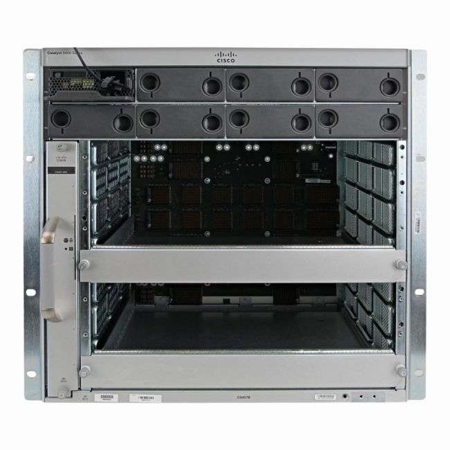 C9407R Cisco Catalyst 9400 Series 7 x Slots 19U rack-mountable Switch Chassis
SKU: C9407R
Weight: 63.00 lbs
Condition: Refurbished
Cisco C9407R Catalyst 9400 Series 7 slot chassis