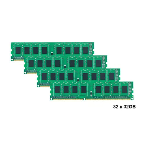 Dell 319-1409 1TB Kit (32x32GB) DDR3-1333/PC3-10600 RDIMM 240-Pin CL9 Quad Rank x4 ECC Registered Memory Module