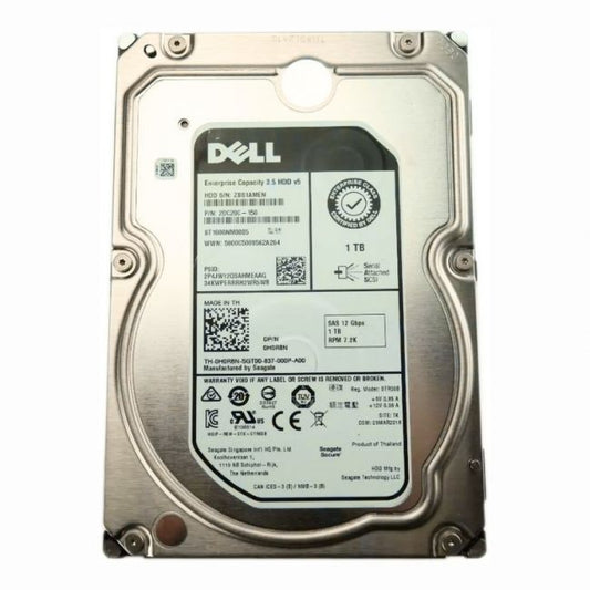 H0R8N Dell 1TB 7.2K RPM 12Gb/s SAS 512n 128MB Cache 3.5-inch Hard Disk Drive
SKU: H0R8N
Weight: 3.00 lbs
Condition: Refurbished
1TB 7,200 RPM SAS 12Gbps 3.5-inch enterprise hard drive
Optimized for Dell PowerEdge and storage systems
Enterprise-grade reliability with high-speed data access
Hot-swappable design for seamless maintenance