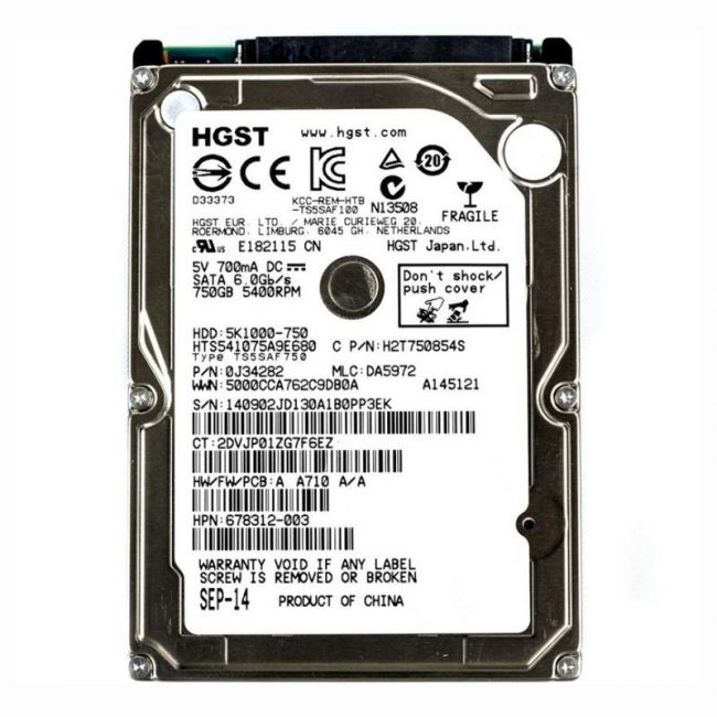 H2T750854S Hitachi 750GB 5.4K RPM 3Gb/s SATA 2.5-inch Hard Drive
SKU: H2T750854S
Weight: 3.00 lbs
Condition: Refurbished
750GB storage capacity for high-volume data storage
5,400 RPM spindle speed for reliable performance
SATA 3Gb/s interface for efficient data transfer
2.5-inch form factor for laptop and compact system compatibility