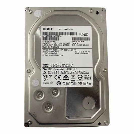H3V20006472S HP 2TB 7.2K RPM 3Gb/s SATA MidLine 3.5-inch Internal Hard Disk Drive
SKU: H3V20006472S
Weight: 3.00 lbs
Condition: Refurbished
2TB 7200 RPM SATA 3Gbps 3.5-inch internal hard drive
Midline design for reliable entry-level server storage
Compatible with HP ProLiant Gen4Gen7 servers
Hot-swap support for uninterrupted system operation