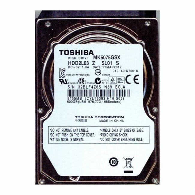HDD2L03 Toshiba 500GB 5.4K RPM 3Gb/s SATA 2.5-inch Hard Drive
SKU: HDD2L03
Weight: 3.00 lbs
Condition: Refurbished
500GB storage capacity for laptops and compact systems
5,400 RPM spindle speed for quiet and efficient performance
SATA 3Gb/s interface for reliable data transfer
2.5-inch form factor ideal for portable devices