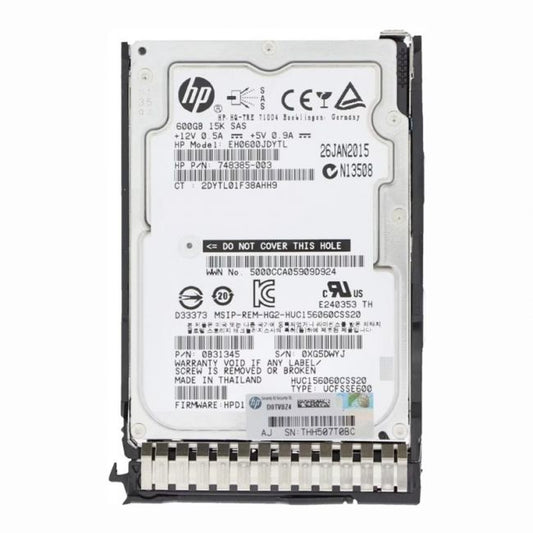 HUC156060CSS20 Hitachi Ultrastar C15K600 600GB 15K RPM 12Gb/s SAS 512n 128MB Cache 2.5-Inch Enterprise Hard Disk Drive