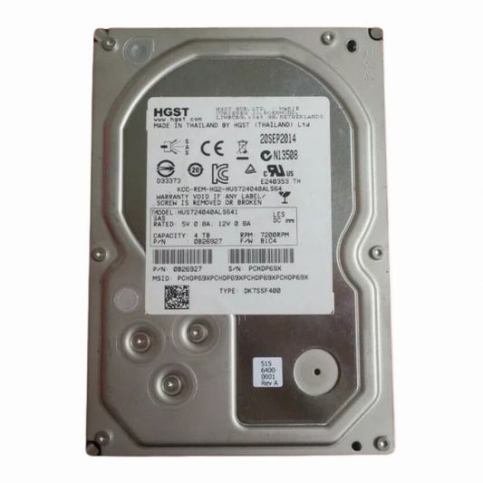 HUS724020ALE640 HGST Ultrastar 7K4000 2TB 7.2K RPM 6Gb/s SATA 512n 64MB Cache 3.5-Inch Hard Disk Drive