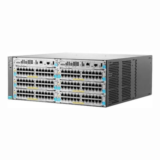 J9821A HP Aruba 5406R Zl2 6 x Expansion Slots Layer 3 Managed Modular Gigabit Ethernet Network Switch Chassis
SKU: J9821A
Weight: 24.50 lbs
Condition: Refurbished