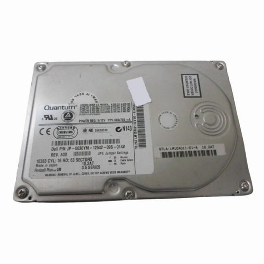 LM10A011 Quantum Fireball Plus LM 10.2GB 7.2K RPM IDE Ultra ATA/66 (ATA-5) 2MB Cache 3.5-Inch Hard Disk Drive
SKU: LM10A011
Weight: 3.00 lbs
Condition: Refurbished
10.2GB storage capacity for basic data storage needs
7,200 RPM rotational speed for enhanced data access
Ultra ATA/66 (ATA-5) interface for improved data transfer
2MB cache for faster read/write performance