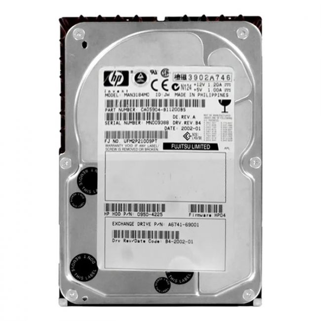 MAN3184MC Fujitsu 18.2GB 10K RPM Ultra-160 SCSI 8MB Cache 3.5-inch Hard Drive