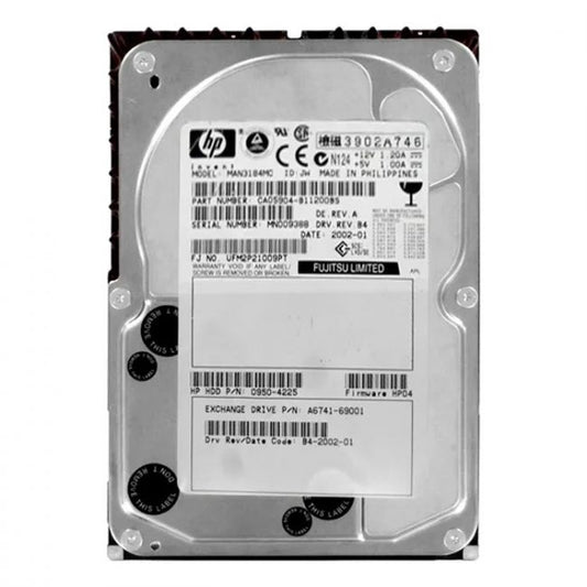 MAN3184MC Fujitsu 18.2GB 10K RPM Ultra-160 SCSI 8MB Cache 3.5-inch Hard Drive