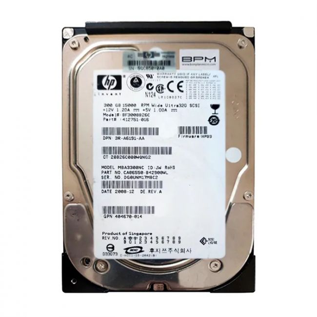 MBA3300NC Fujitsu 300GB 15K RPM Ultra-320 SCSI 8MB Cache 3.5-inch Hard Drive
SKU: MBA3300NC
Weight: 3.00 lbs
Condition: Refurbished
300GB storage capacity for high-performance storage needs
15,000 RPM speed for fast data access and retrieval
Ultra-320 SCSI interface for enhanced data transfer rates
8MB cache for improved data handling and efficiency