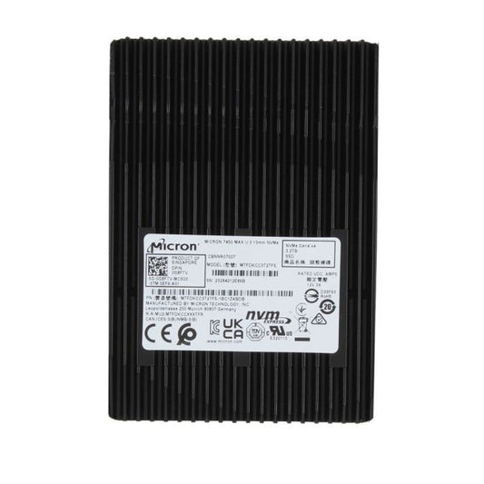 MTFDKCC3T2TFS-1BC1ZABDB Micron 7450 MAX 3.2TB PCIe Gen 4.0 x4 NVMe U.3 Solid State Drive Dell OEM
SKU: MTFDKCC3T2TFS-1BC1ZABDB
Weight: 3.00 lbs
Condition: Refurbished
3.2TB capacity built for high-performance enterprise workloads
PCIe Gen 4.0 x4 NVMe interface for ultra-fast data throughput
U.3 form factor offering flexibility in modern server deployments
Dell OEM drive featuring Micron 7450 MAX series reliability