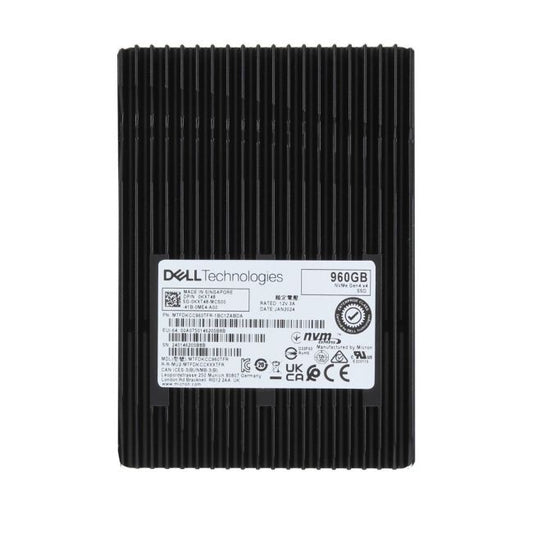 MTFDKCC960TFR-1BC1ZABDA Micron 7450 Pro 960GB PCIe Gen 4.0 x4 NVMe U.3 Solid State Drive DELL OEM
SKU: MTFDKCC960TFR-1BC1ZABDA
Weight: 3.00 lbs
Condition: Refurbished
960GB capacity tailored for enterprise-level storage demands
PCIe Gen 4.0 x4 NVMe interface for ultra-fast performance
U.3 form factor compatible with modern data center infrastructures
Dell OEM design ensures seamless integration with Dell systems