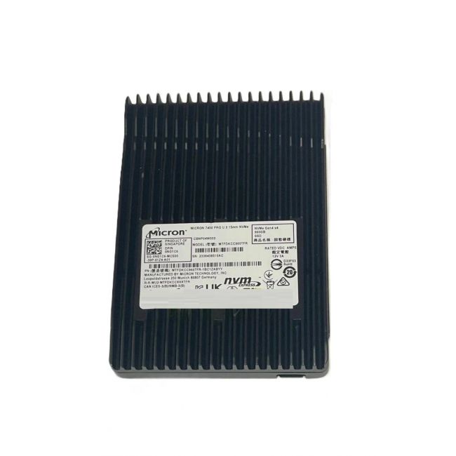 MTFDKCC96OTFR-1BC1ZABYY Micron 7450 Pro 960GB PCIe Gen 4.0 x4 NVMe U.3 Solid State Drive DELL OEM
SKU: MTFDKCC96OTFR-1BC1ZABYY
Weight: 3.00 lbs
Condition: Refurbished
960GB capacity for high-speed enterprise storage
PCIe Gen 4.0 x4 NVMe interface delivering ultra-fast data transfer
U.3 form factor designed for versatile server compatibility
Optimized for demanding workloads with robust endurance