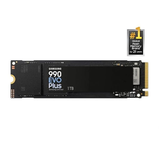 MZ-V9S1T0B/AM Samsung 990 EVO Plus 1TB PCIe Gen4 x4 / PCIe Gen 5.0 x2 2.0 M.2 2280 Solid State Drive
SKU: MZ-V9S1T0B/AM
Weight: 3.00 lbs
Condition: Refurbished
1TB capacity NVMe SSD with PCIe Gen4 x4 and PCIe Gen5 x2 support
M.2 2280 form factor for easy installation
Samsung 990 EVO Plus series for high-speed performance
Optimized for gaming and high-performance computing